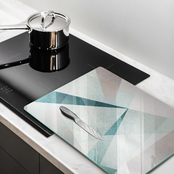 Steklena podloga za rezanje Ostra abstrakcija