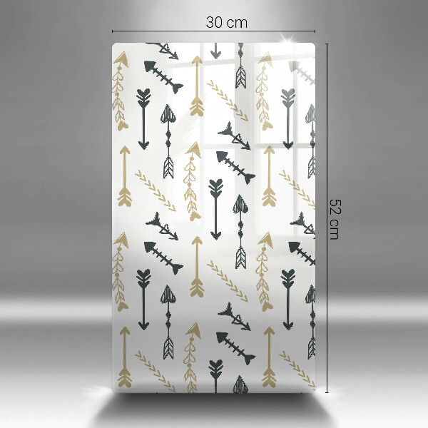 Steklena podloga za rezanje Boho vzorec puščic