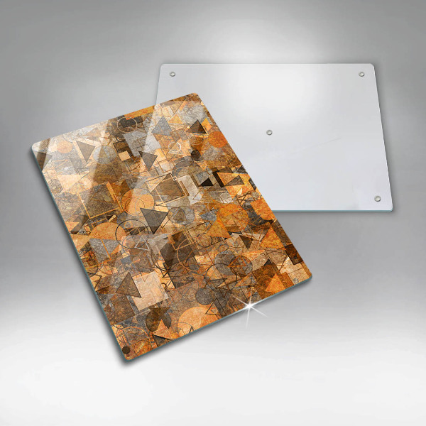 Steklena podloga za rezanje Brezšivni vzorec geometrijskih likov