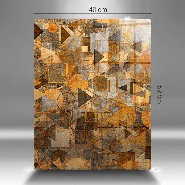 Steklena podloga za rezanje Brezšivni vzorec geometrijskih likov