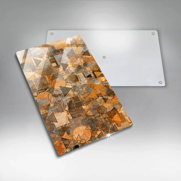 Steklena podloga za rezanje Brezšivni vzorec geometrijskih likov