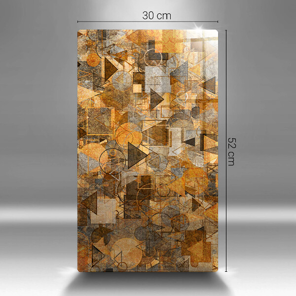 Steklena podloga za rezanje Brezšivni vzorec geometrijskih likov