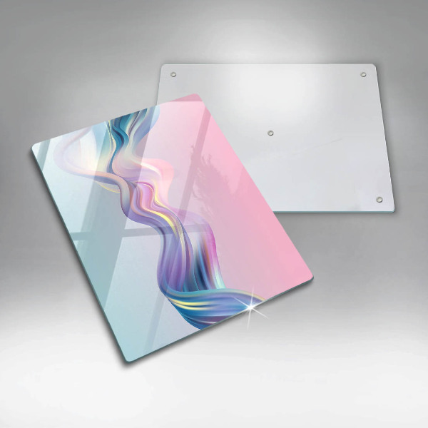 Steklena podloga za rezanje Pastelna abstrakcija