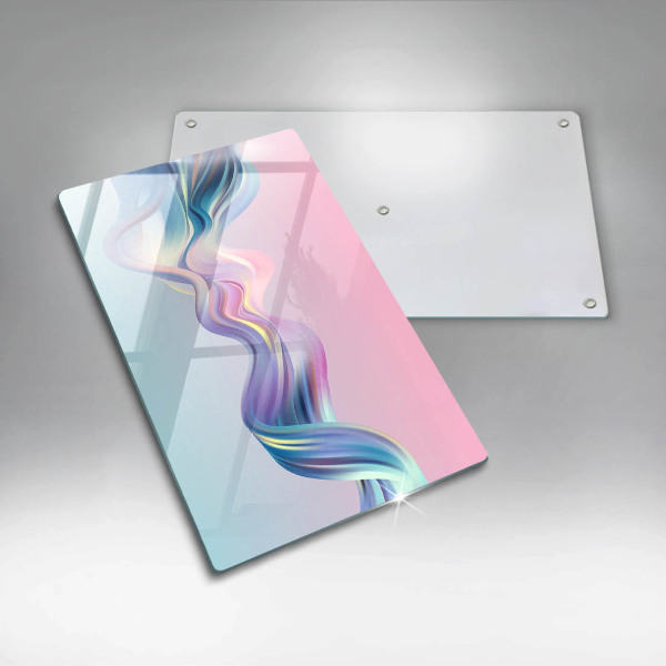 Steklena podloga za rezanje Pastelna abstrakcija