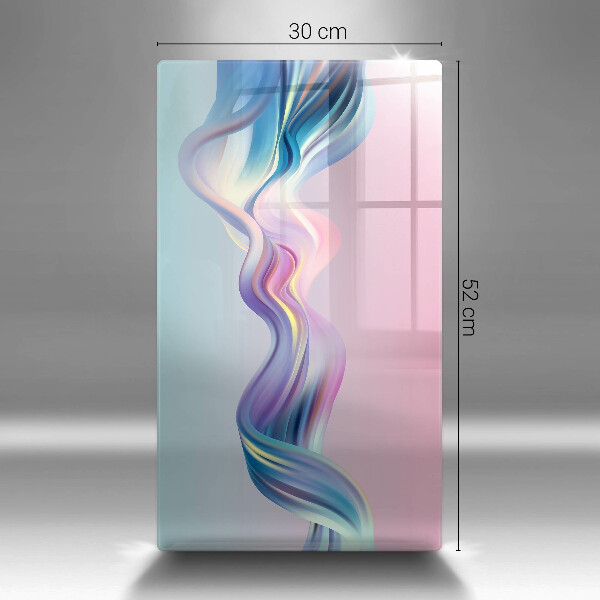 Steklena podloga za rezanje Pastelna abstrakcija