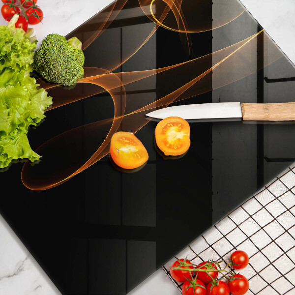 Steklena podloga za rezanje Abstraktne črte