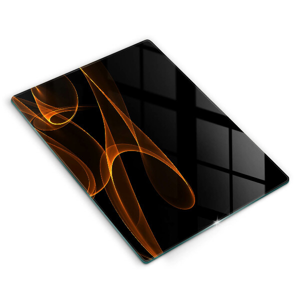 Steklena podloga za rezanje Abstraktne črte