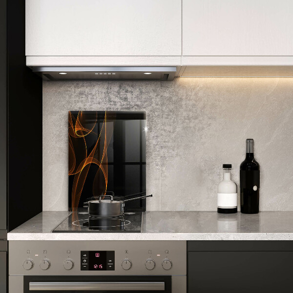 Steklena podloga za rezanje Abstraktne črte