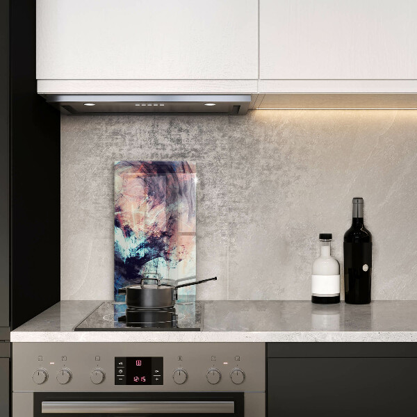 Steklena podloga za rezanje Naslikana abstrakcija