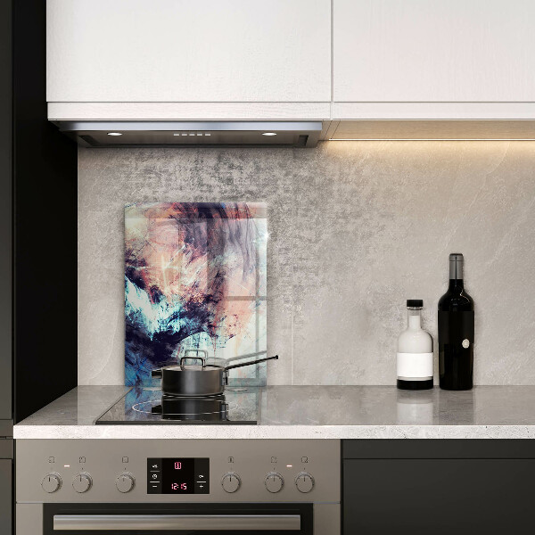 Steklena podloga za rezanje Naslikana abstrakcija