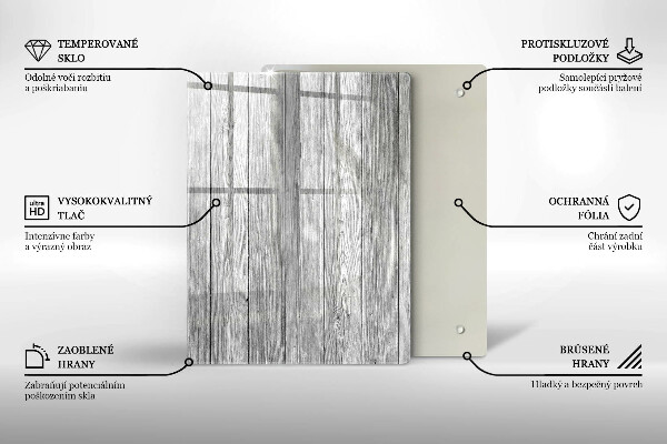 Steklena podloga za rezanje Rosne kapljice in cvet vrtnice