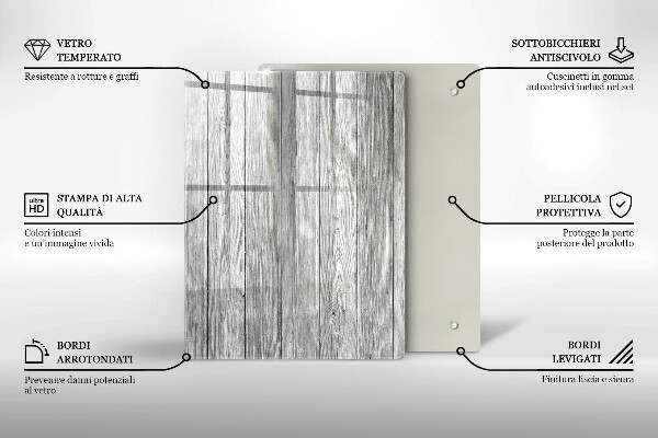 Steklena podloga za rezanje Rosne kapljice in cvet vrtnice