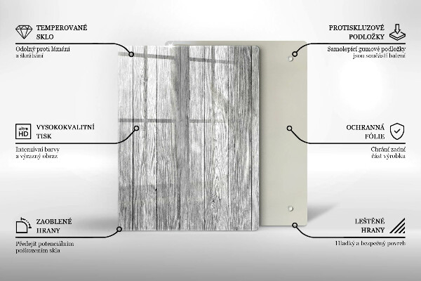 Steklena podloga za rezanje Rosne kapljice in cvet vrtnice