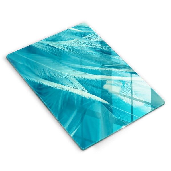 Steklena podloga za rezanje Nežno perje