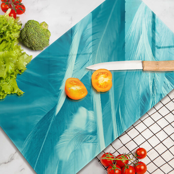 Steklena podloga za rezanje Nežno perje