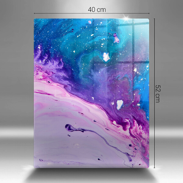 Steklena podloga za rezanje Abstraktna črnila