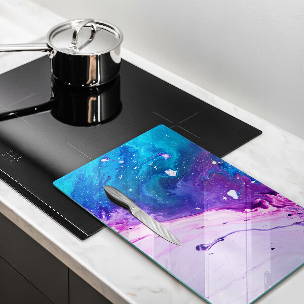 Steklena podloga za rezanje Abstraktna črnila