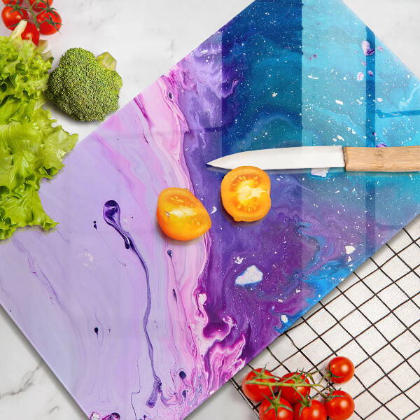 Steklena podloga za rezanje Abstraktna črnila