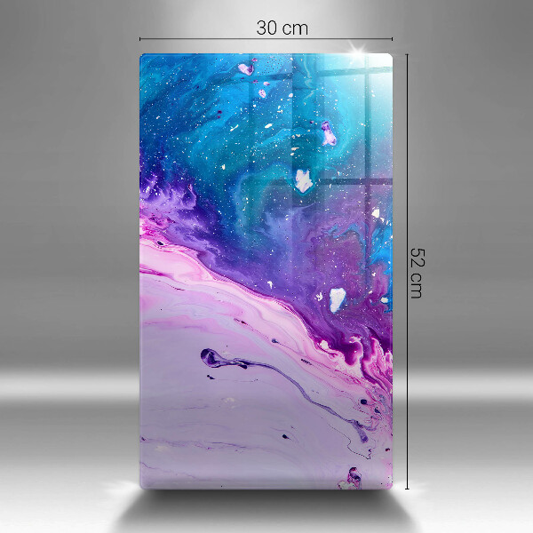 Steklena podloga za rezanje Abstraktna črnila