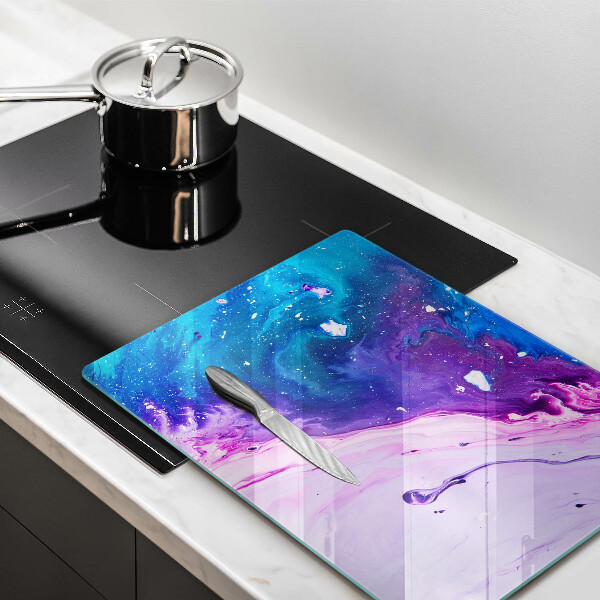 Steklena podloga za rezanje Abstraktna črnila