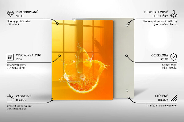 Steklena podloga za rezanje Kovinska konstrukcija