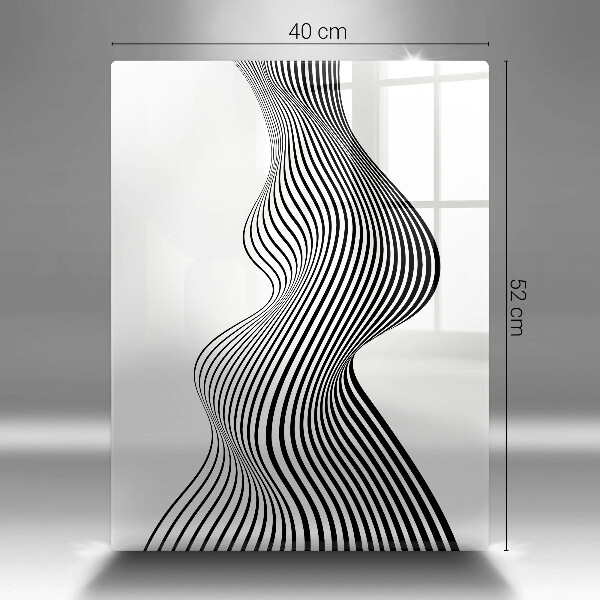 Steklena podloga za rezanje Linearna abstrakcija