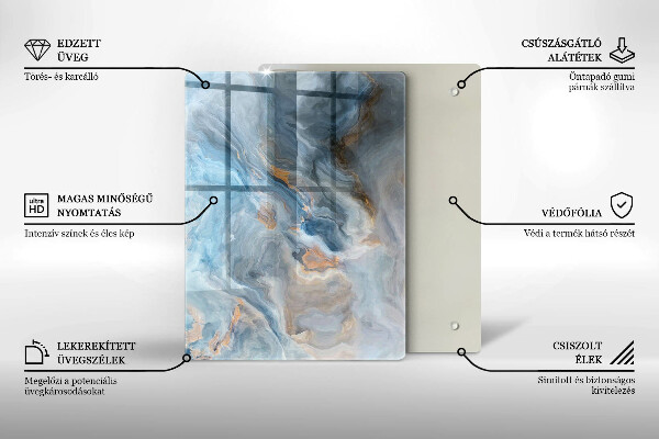 Steklena podloga za rezanje Linearna abstrakcija