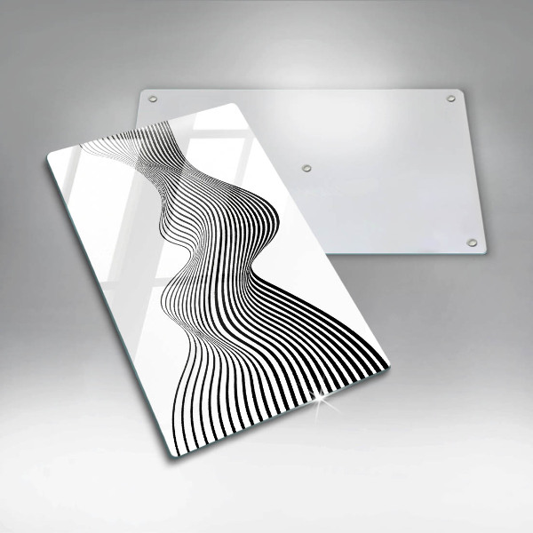 Steklena podloga za rezanje Linearna abstrakcija