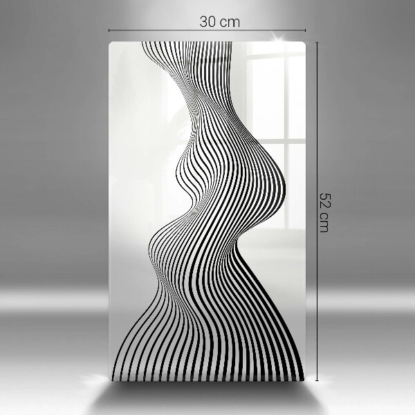 Steklena podloga za rezanje Linearna abstrakcija