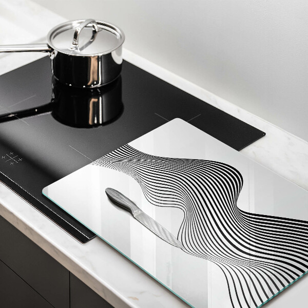 Steklena podloga za rezanje Linearna abstrakcija