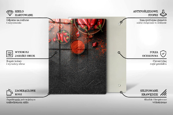 Steklena podloga za rezanje Tekstura marmorja z zlatom
