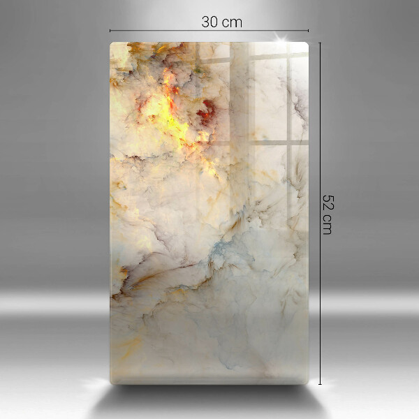 Steklena podloga za rezanje Tekstura marmorja z zlatom