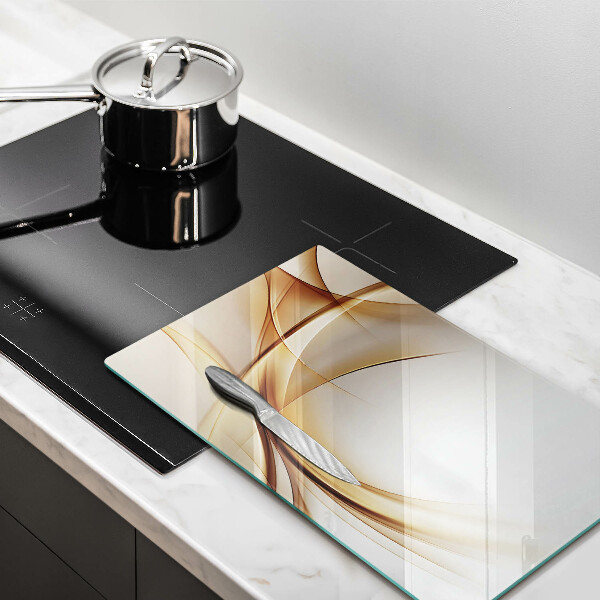 Steklena podloga za rezanje Abstraktne oblike