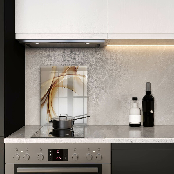 Steklena podloga za rezanje Abstraktne oblike