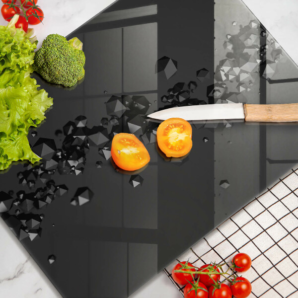 Steklena podloga za rezanje Abstrakcija 3D oblik