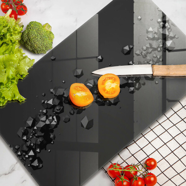 Steklena podloga za rezanje Abstrakcija 3D oblik