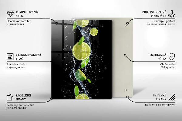 Steklena podloga za rezanje Boho ptičje perje