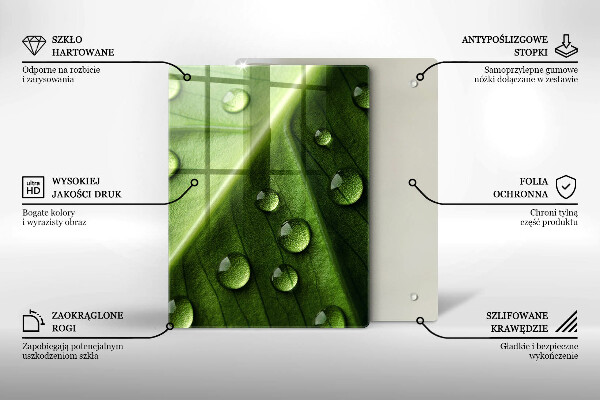Steklena podloga za rezanje Dekorativne ploščice