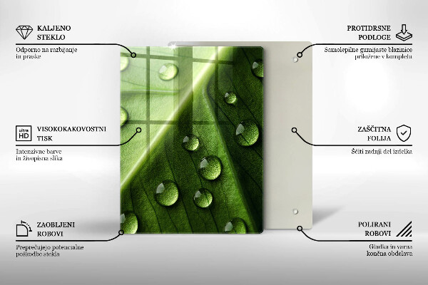 Steklena podloga za rezanje Dekorativne ploščice