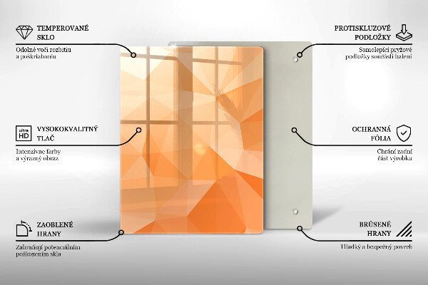 Steklena podloga za rezanje Mornarsko modra abstrakcija