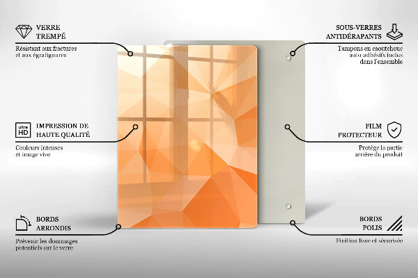 Steklena podloga za rezanje Mornarsko modra abstrakcija