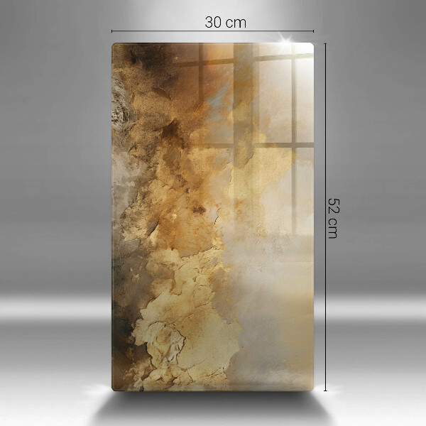 Steklena podloga za rezanje Bogata tekstura