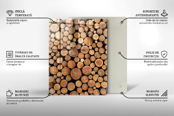 Steklena podloga za rezanje Sladkost torte