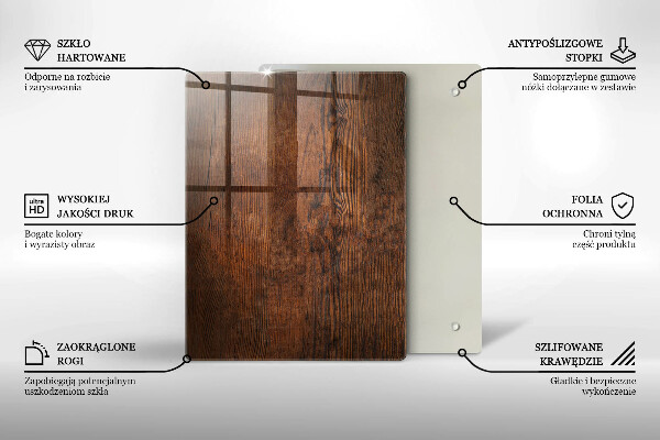 Steklena podloga za rezanje božični okraski