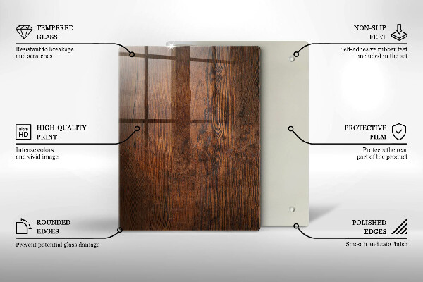 Steklena podloga za rezanje božični okraski