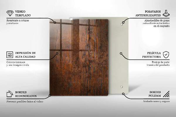 Steklena podloga za rezanje božični okraski