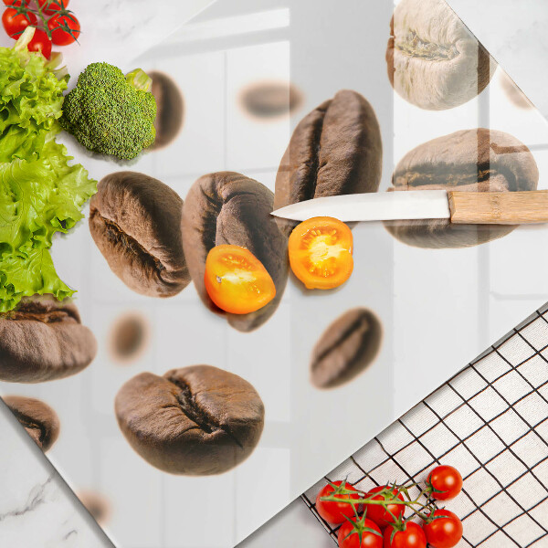 Steklena podloga za rezanje Kavna zrna