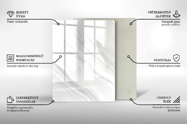 Steklena podloga za rezanje Orientalske začimbe