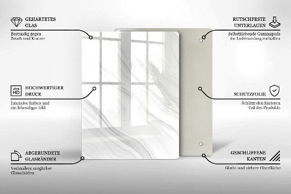 Steklena podloga za rezanje Orientalske začimbe