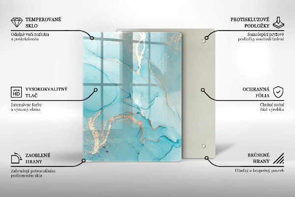 Steklena podloga za rezanje Velikonočni okraski